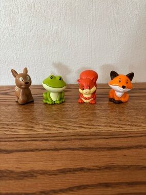 FISHER PRICE Little People Forest Friends Woodland Animals Playset Lot of 4